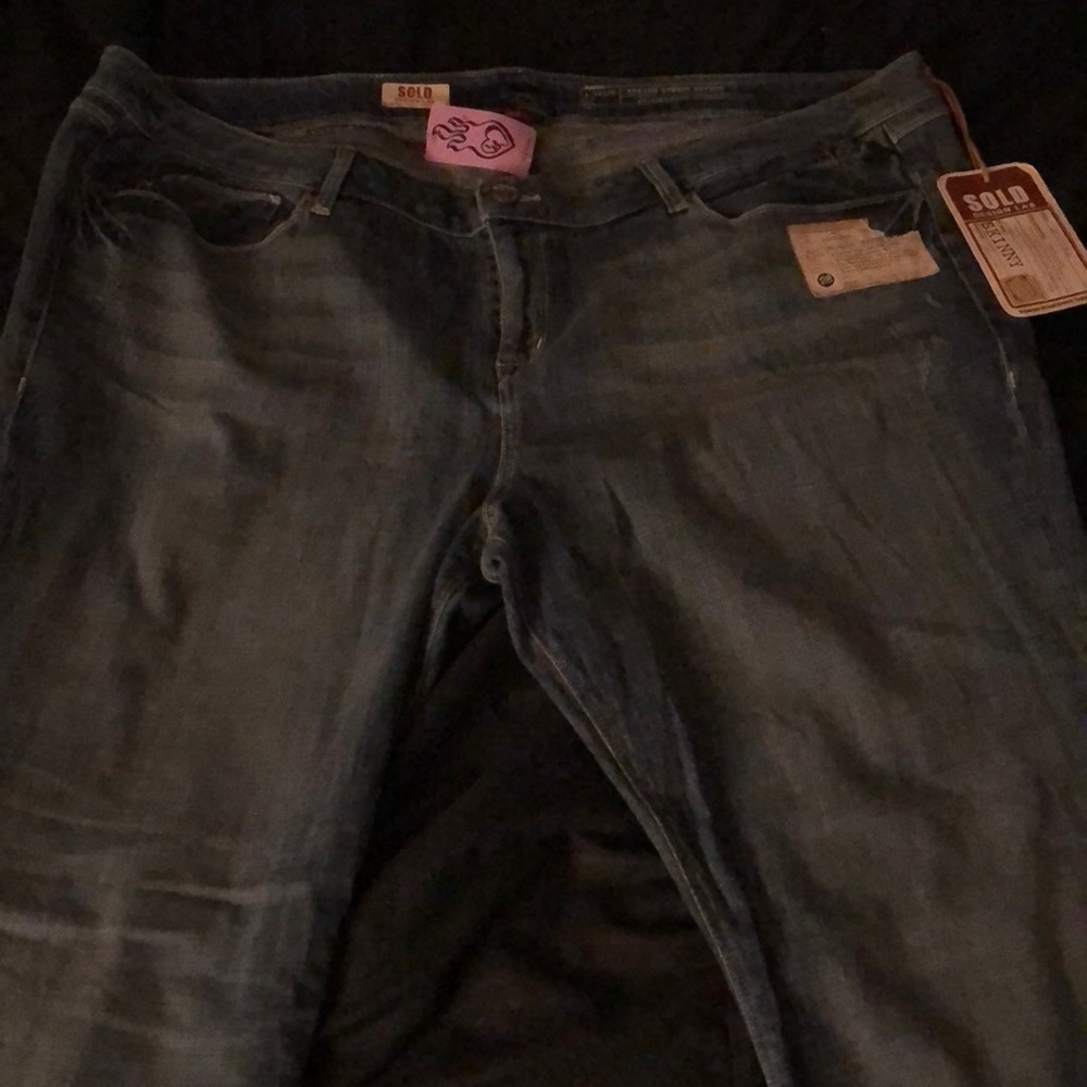 Denim skinny jeans